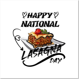 NATIONAL LASAGNA DAY Posters and Art